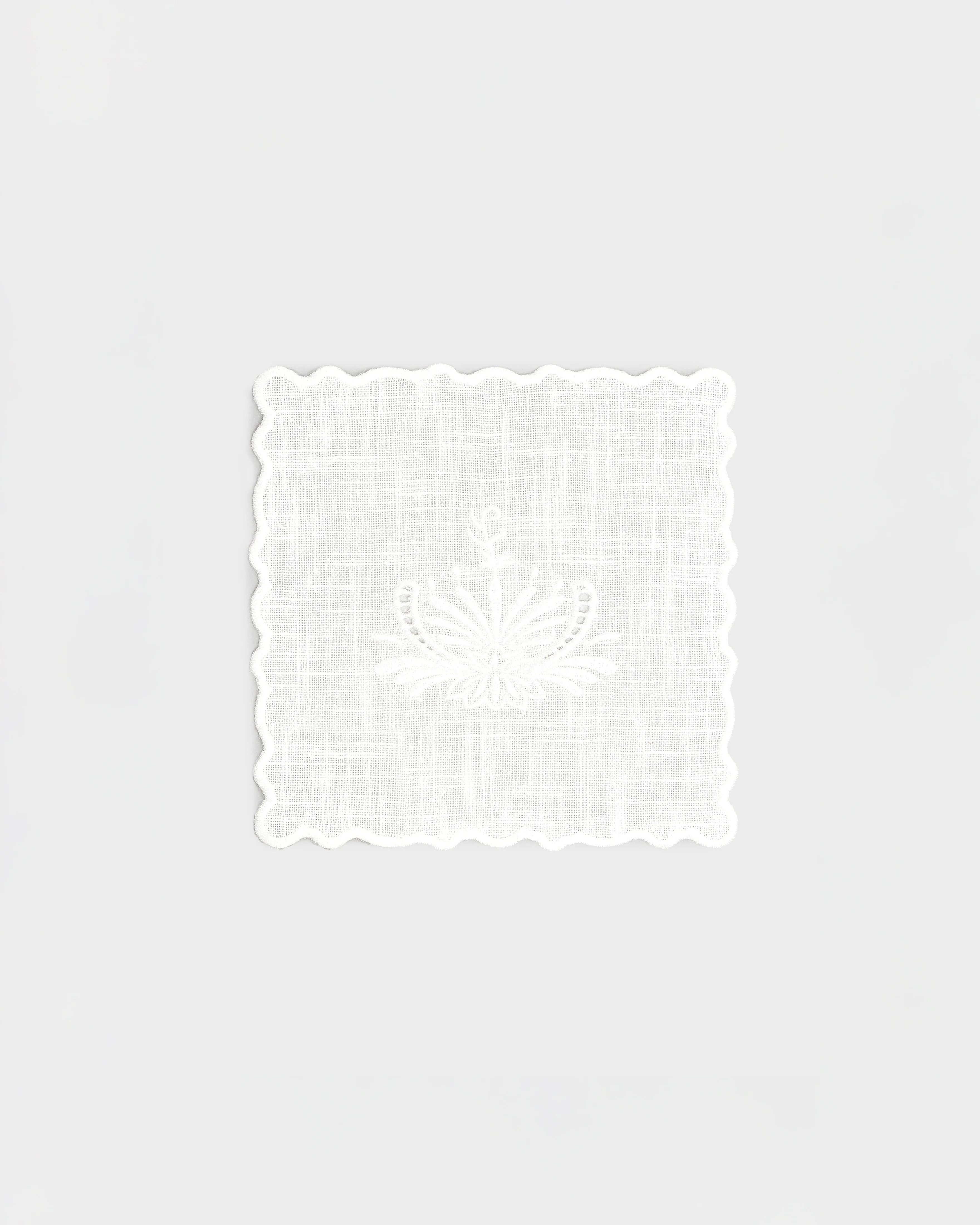 Ulla Johnson x Cabana Ajour Embroidered Linen Cocktail Napkins (Set of 4) - Image 3