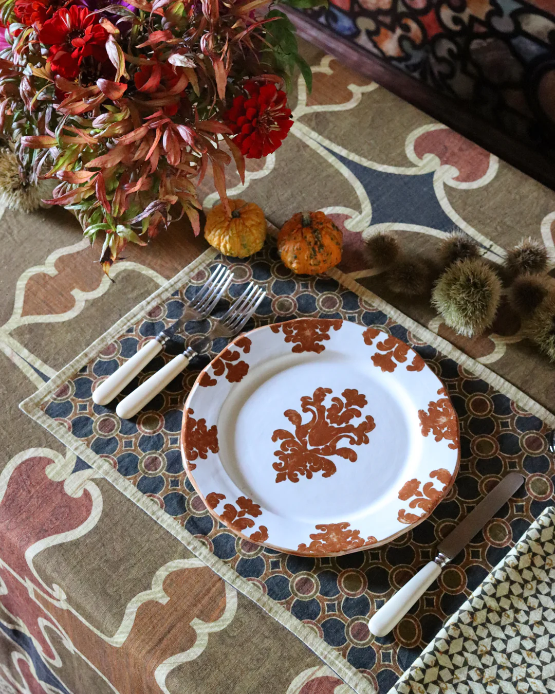 D'Ascoli Urbino Tablecloth Brun - Image 2