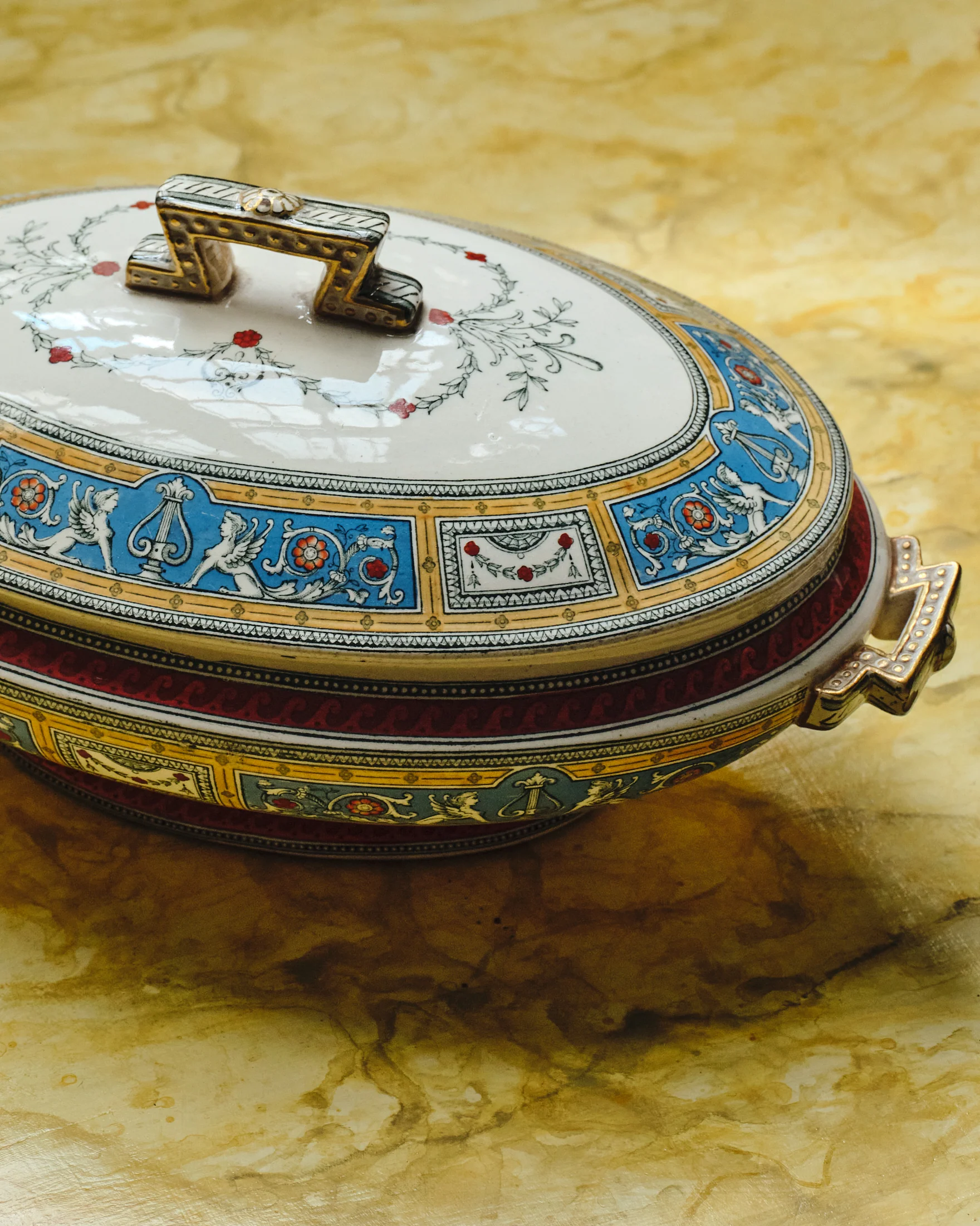 Victorian Earthenware Tureen by Bates, Cosway & Co. - Image 2