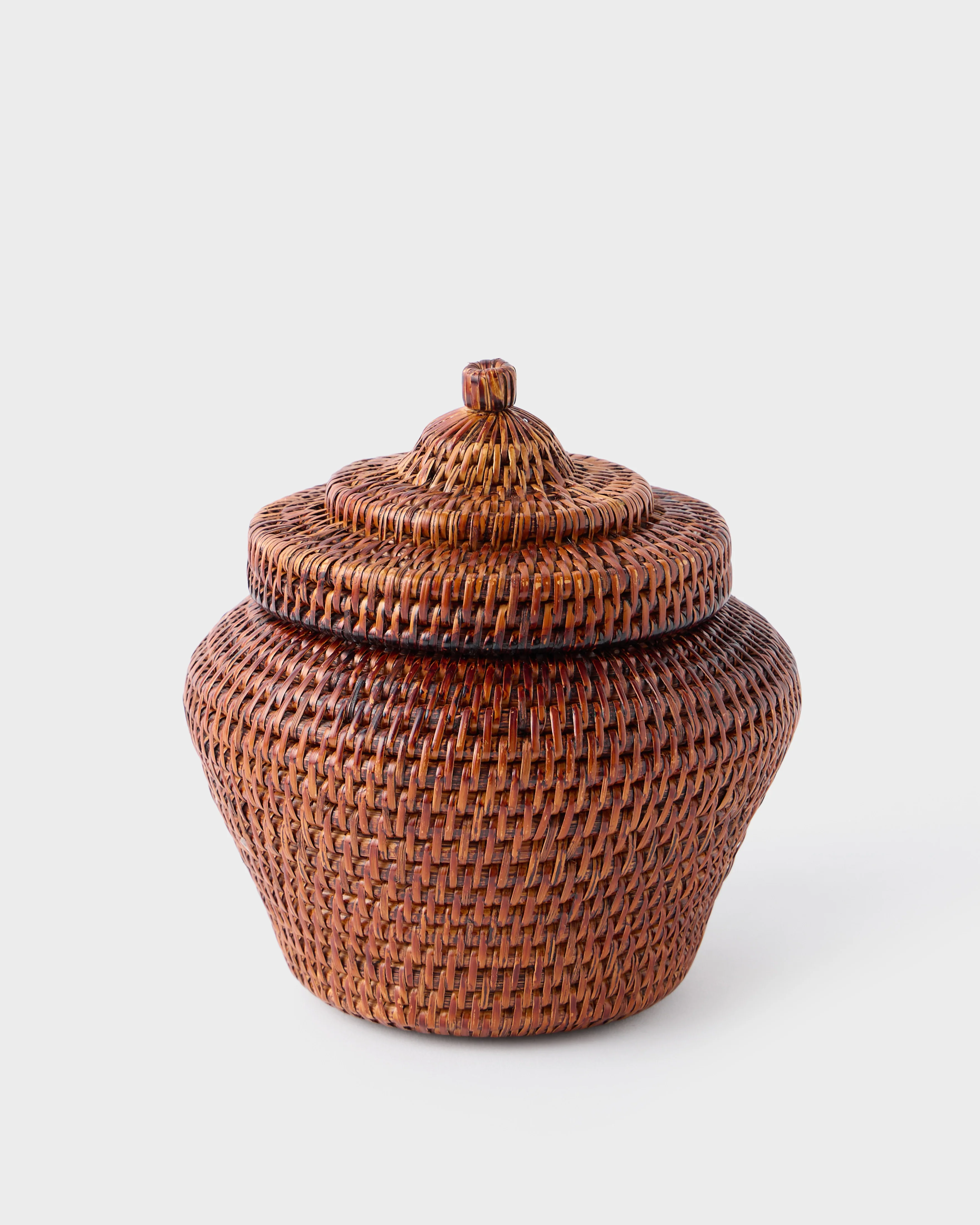 Vimini Woven Candle Holder, Terra