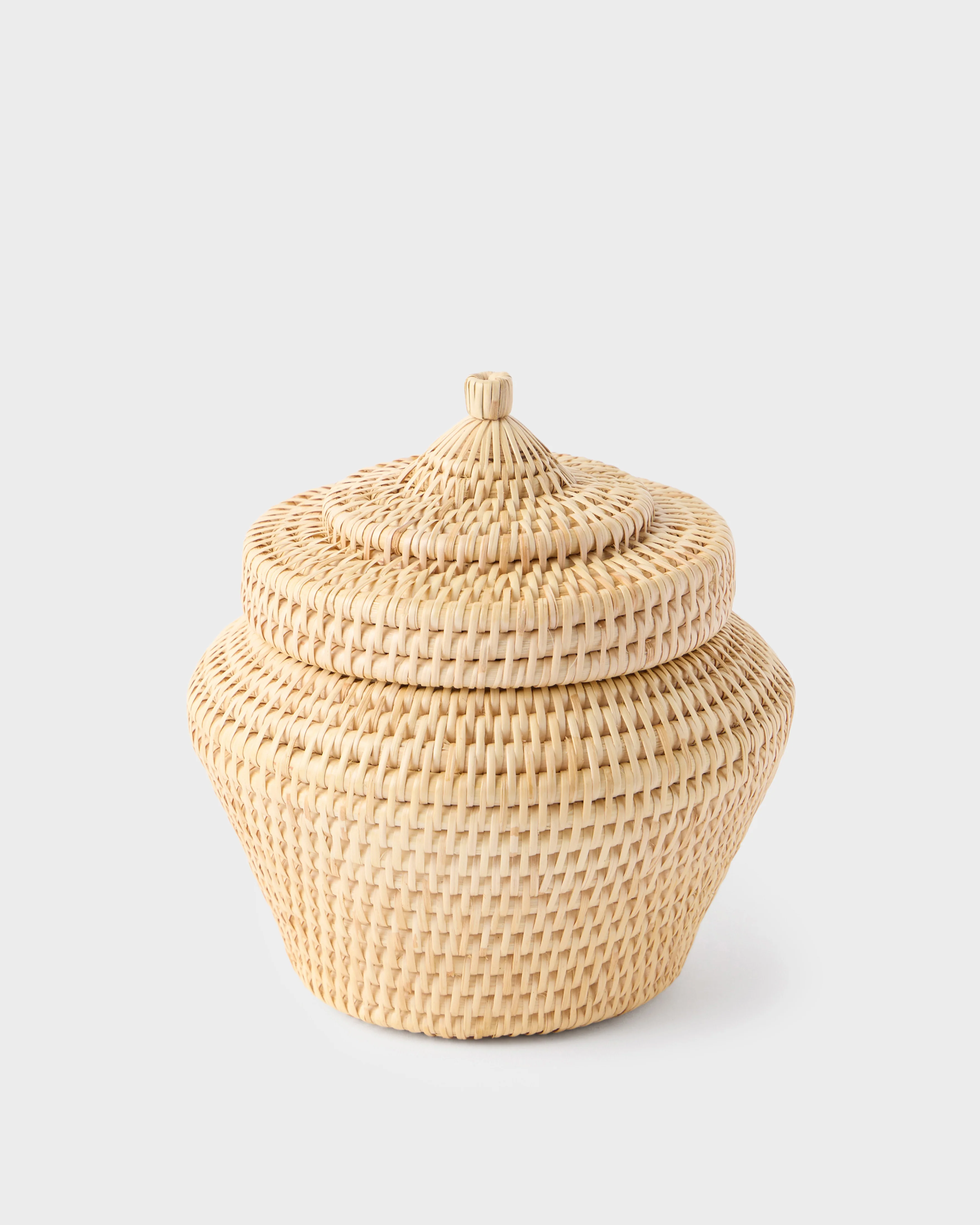 Vimini Woven Candle Holder, Sabbia