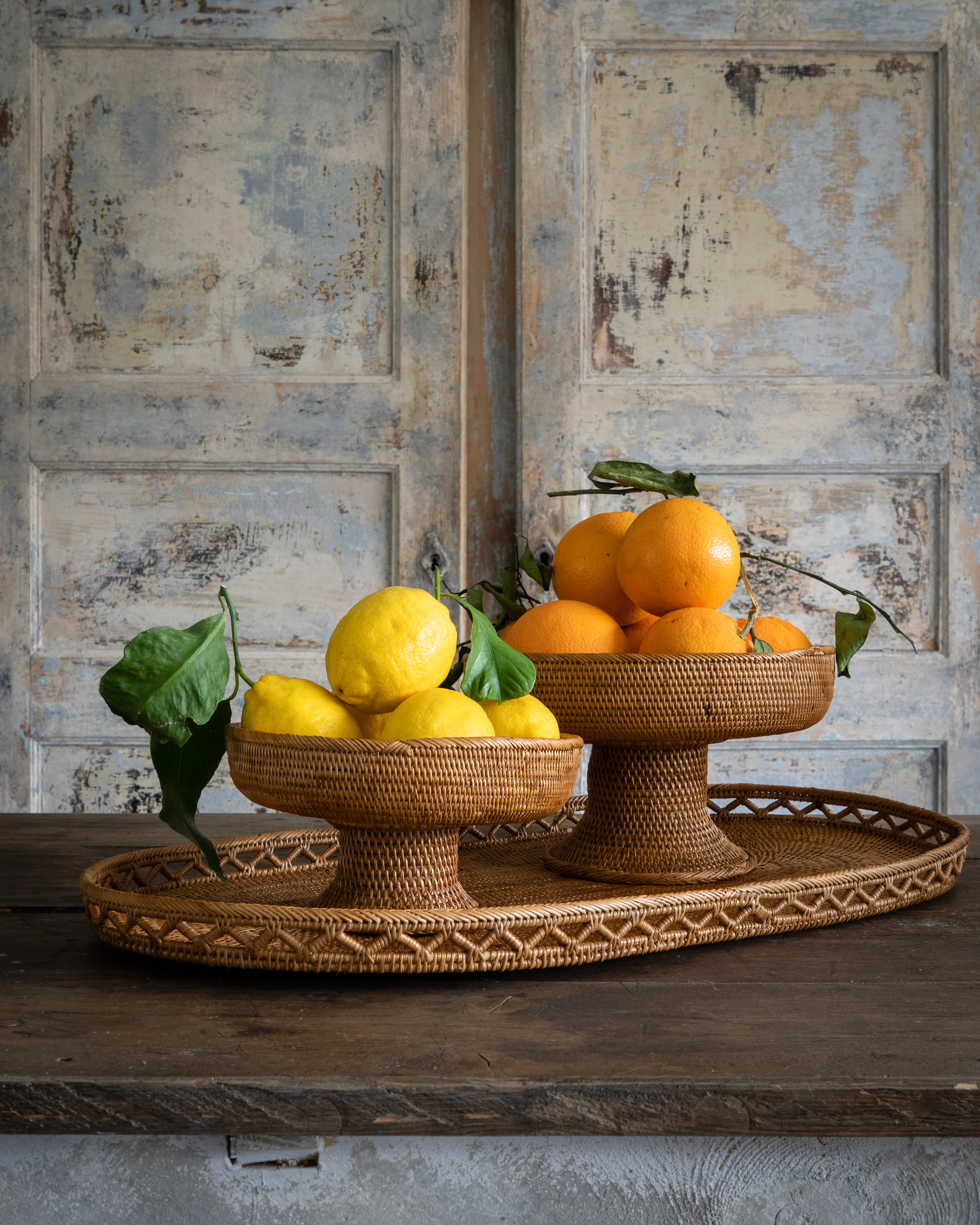 Vimini Woven Fruit Stand, Medium - Image 2
