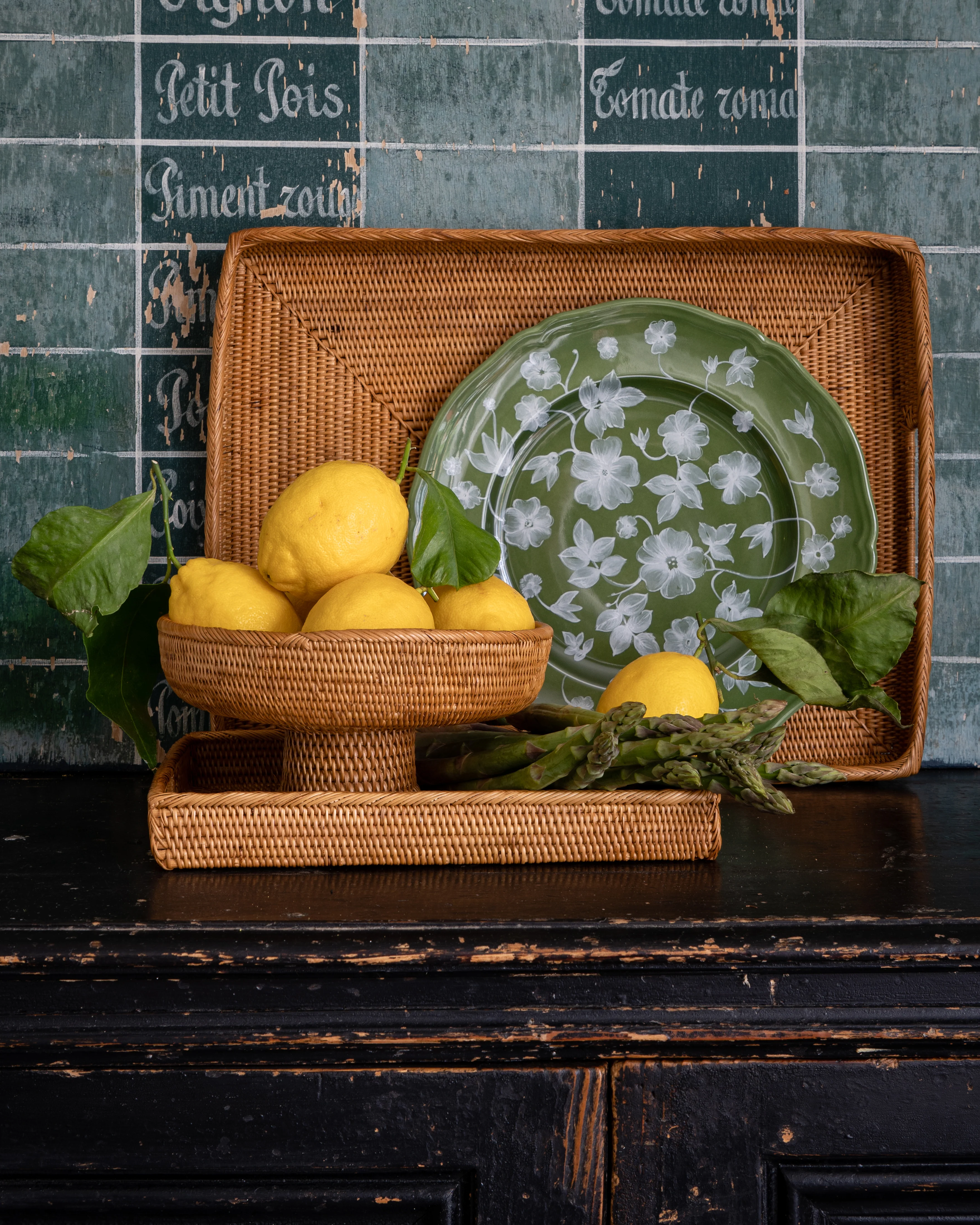 Vimini Woven Fruit Stand, Small - Image 4