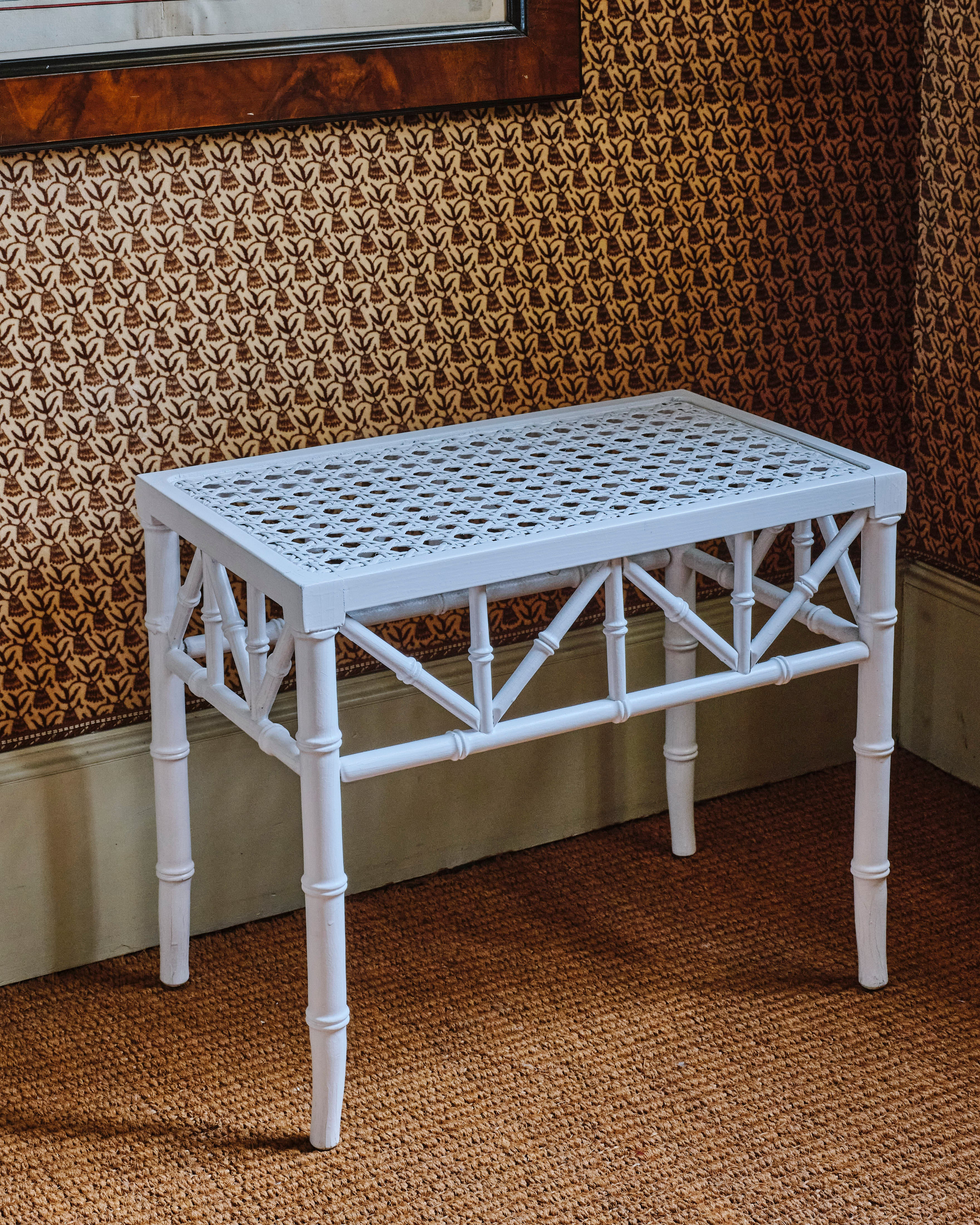 White Chinoiserie Dressing Table Set - Image 3