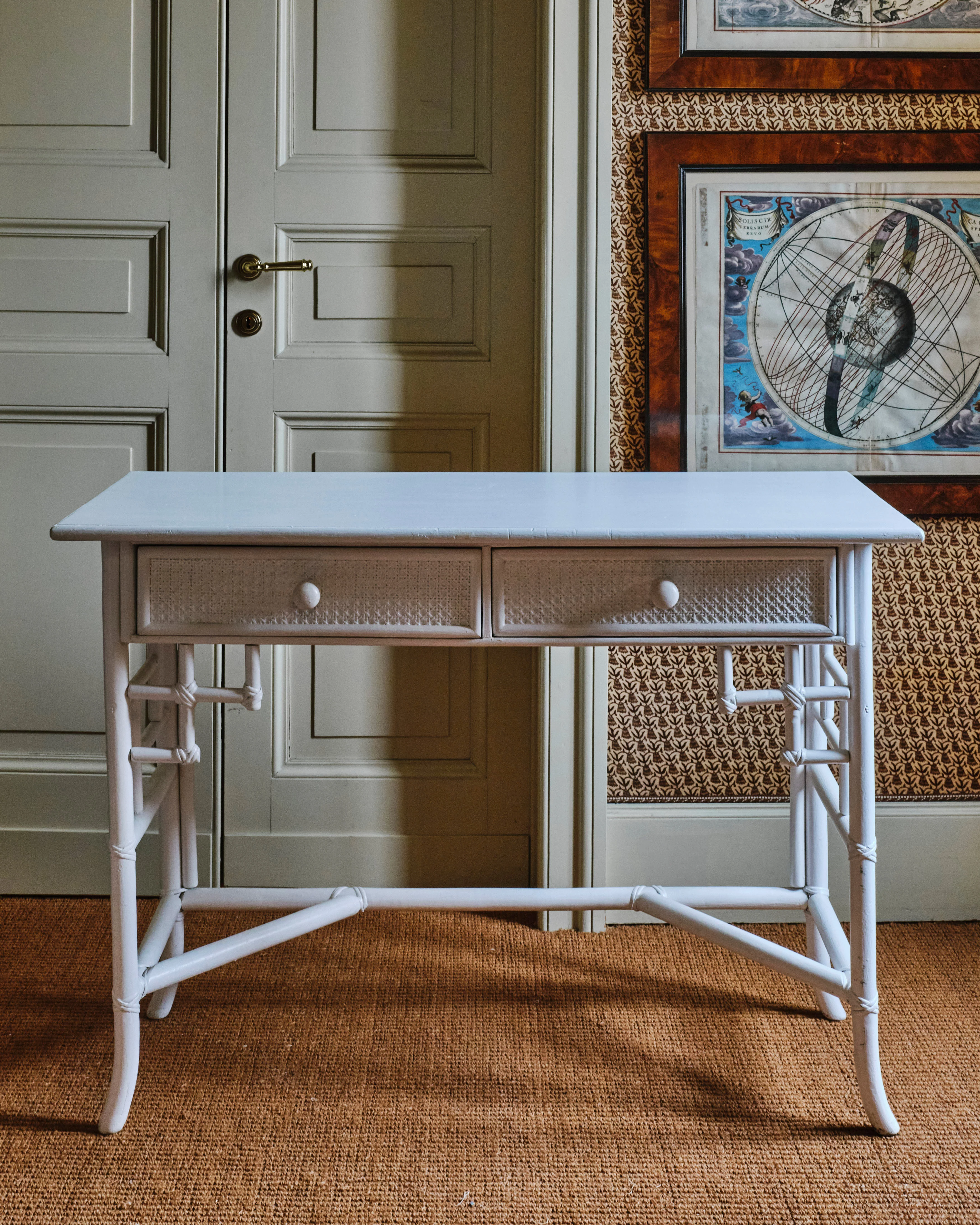 White Chinoiserie Dressing Table Set - Image 4