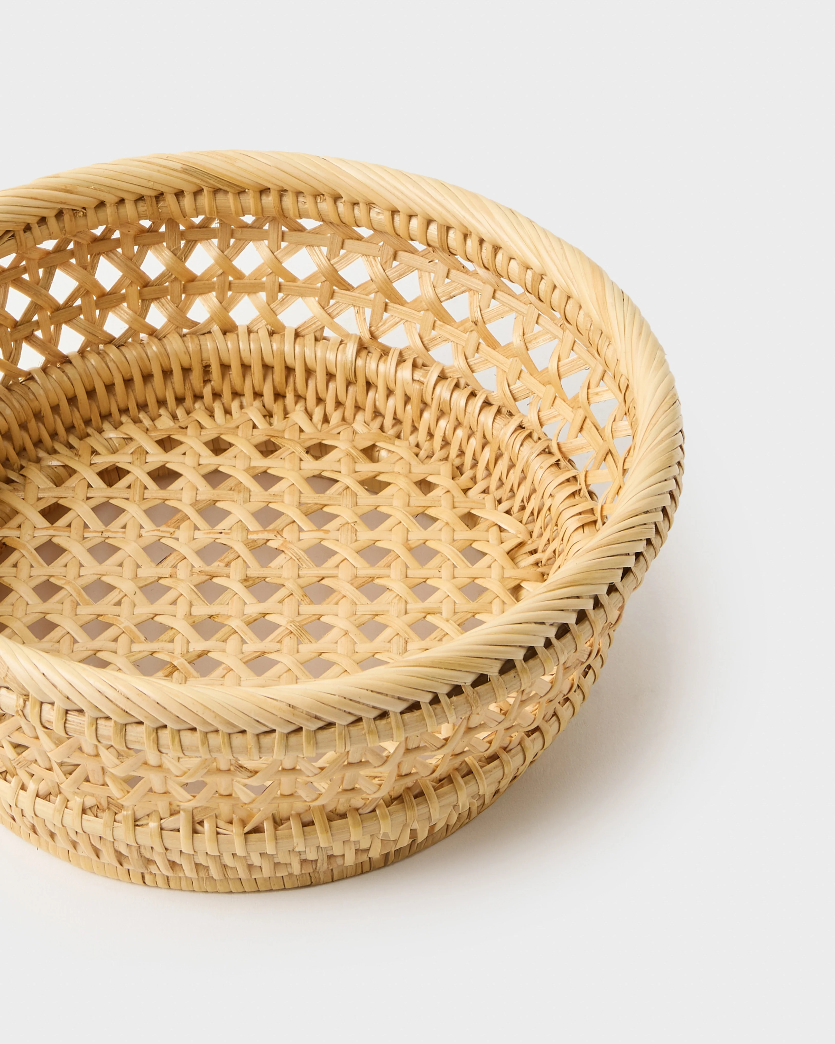 Rattan Sabbia Bread Basket, Round - Image 3