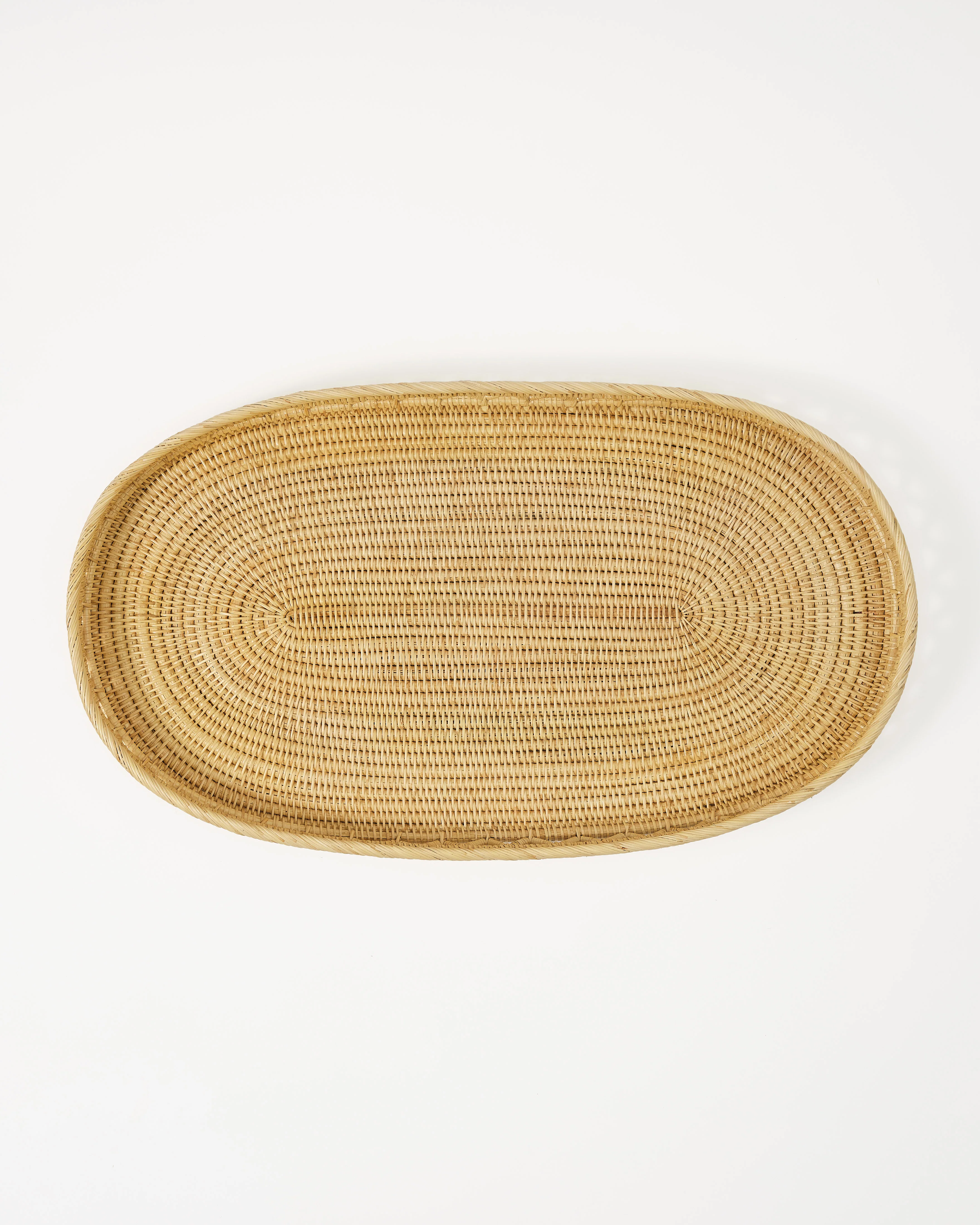Rattan Sabbia Oval Tray, Large - Image 3
