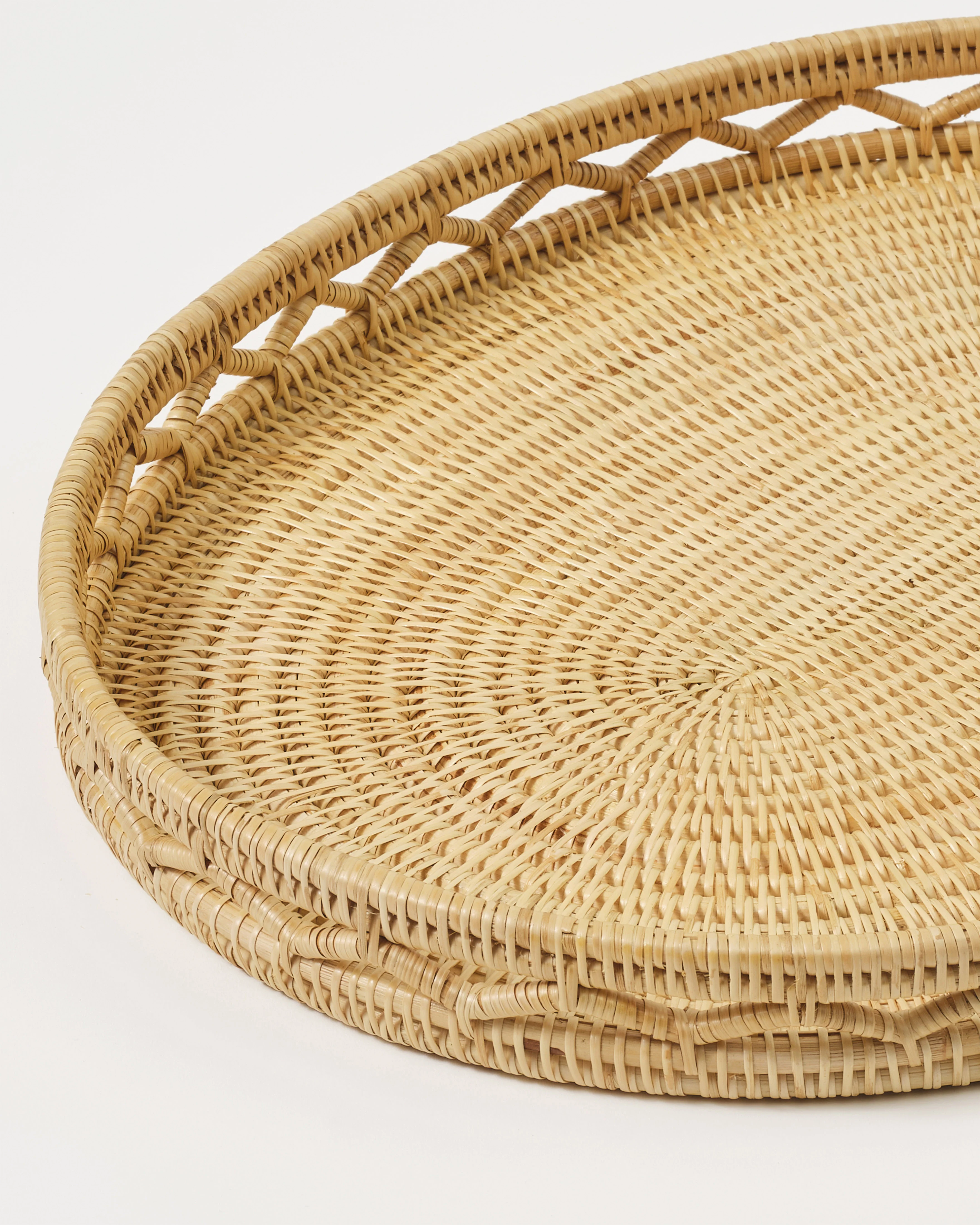 Rattan Sabbia Oval Tray, Large - Image 4