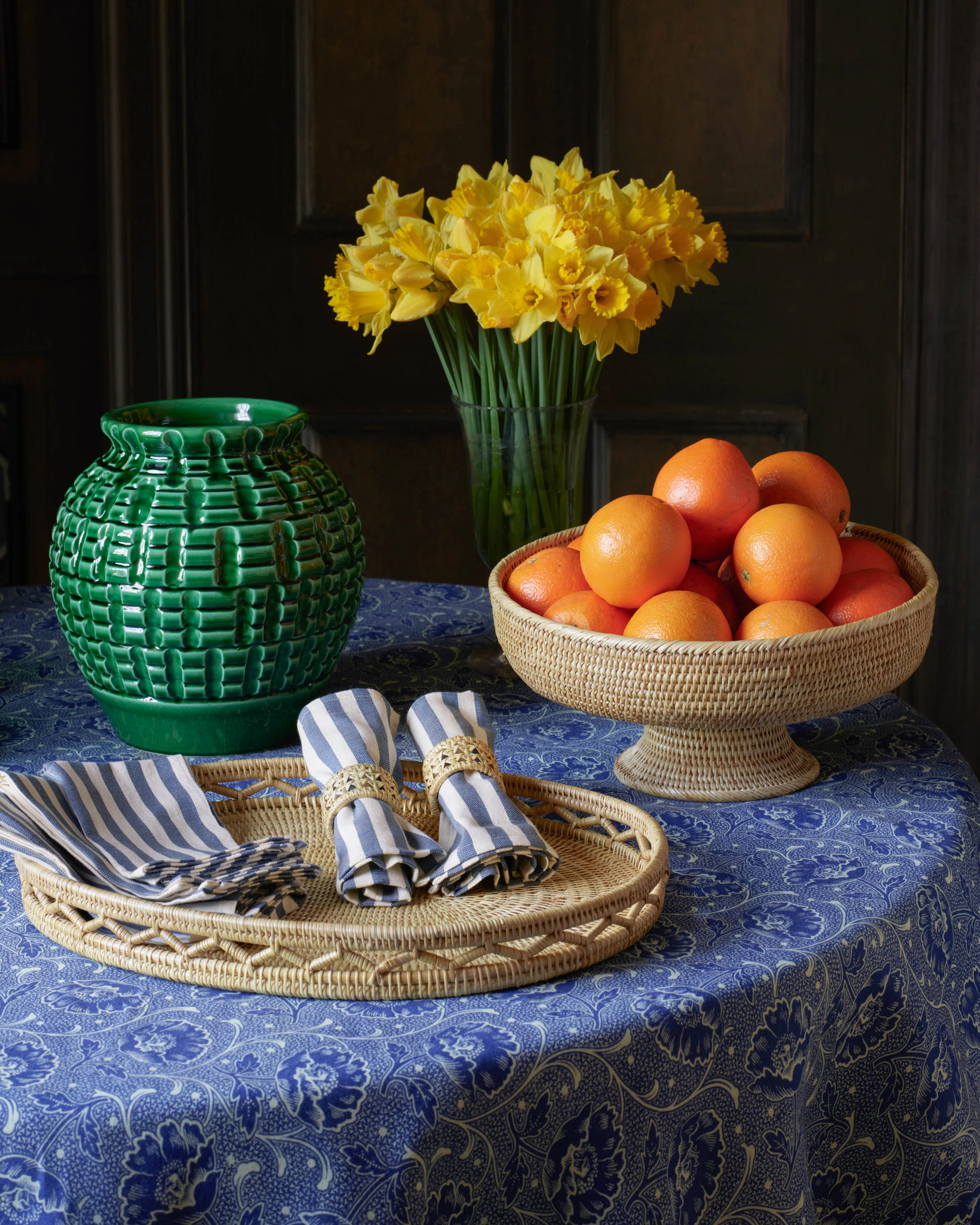 Rattan Sabbia Oval Tray, Medium - Image 5