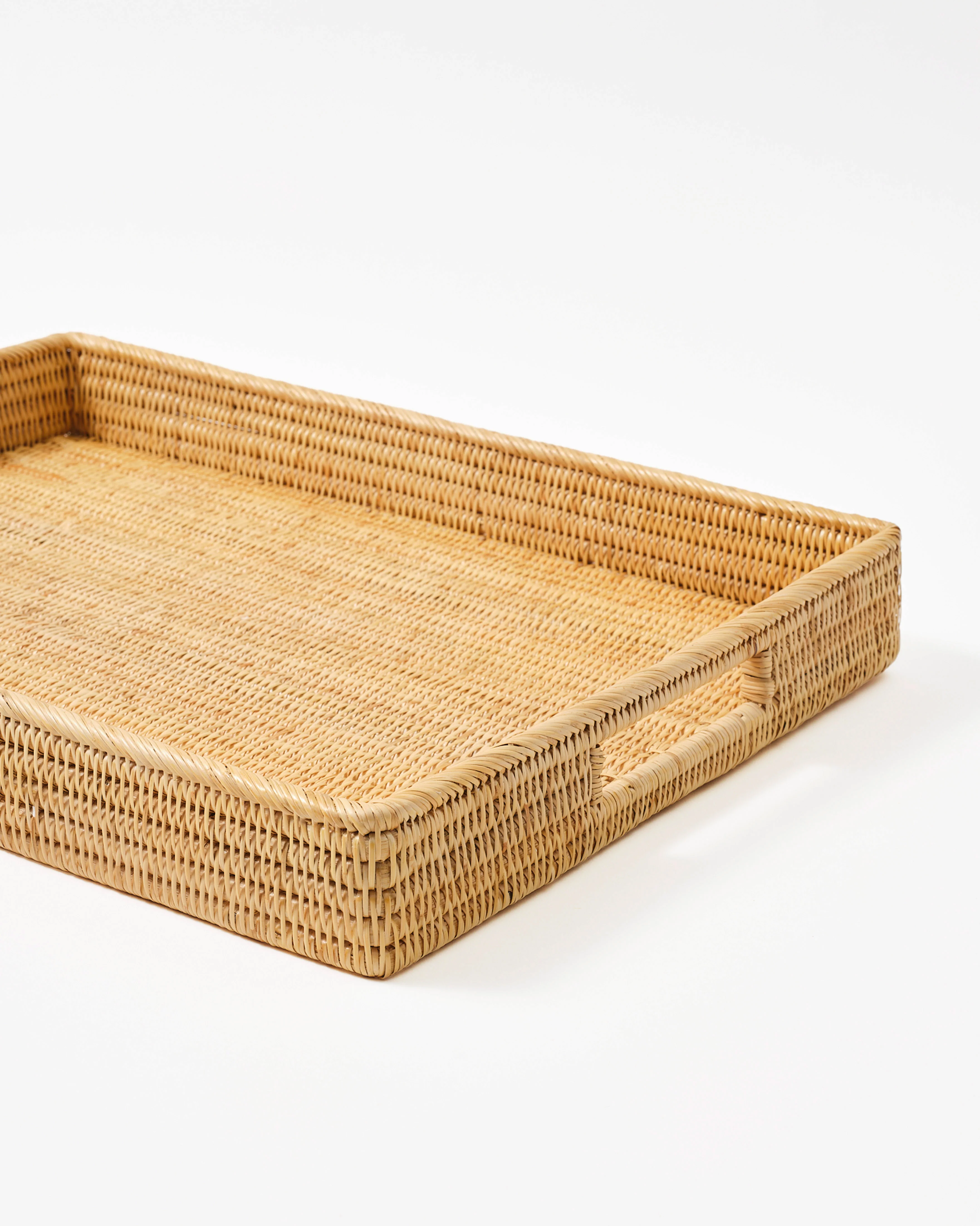 Rattan Sabbia Rectangular Serving Tray, Large - Image 3