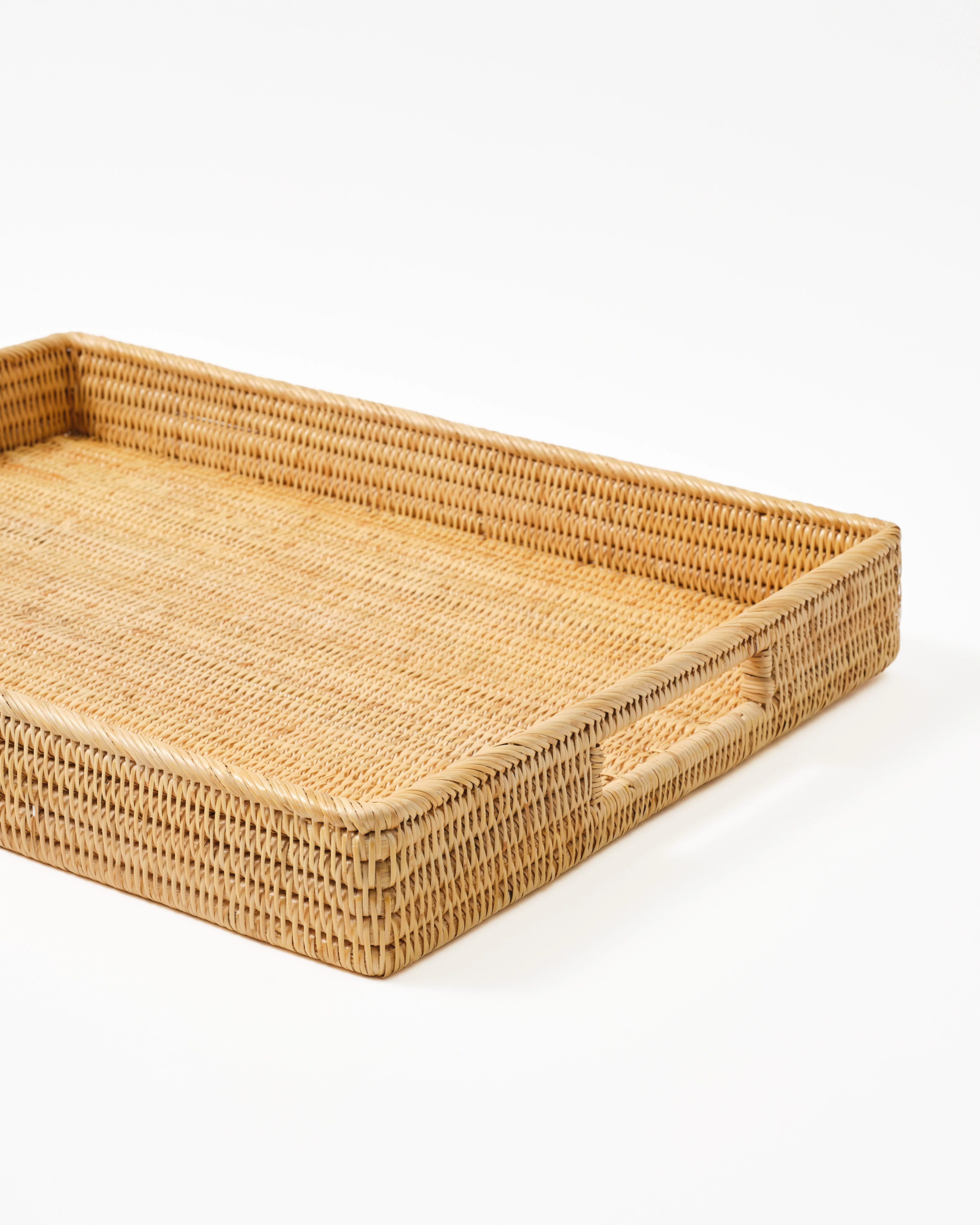 Rattan Sabbia Rectangular Serving Tray, Small - Image 4