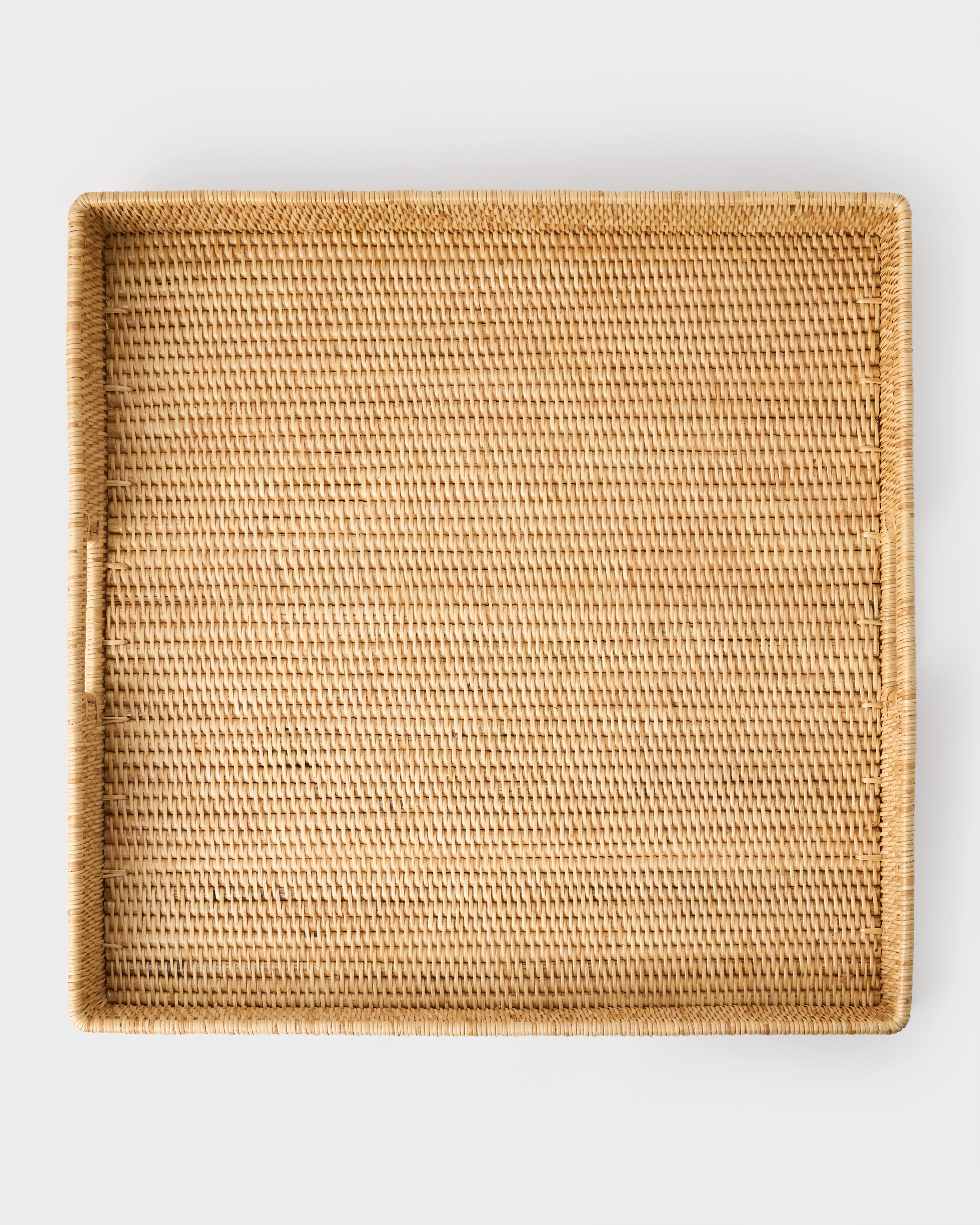 Rattan Sabbia Square Tray, Large - Image 3