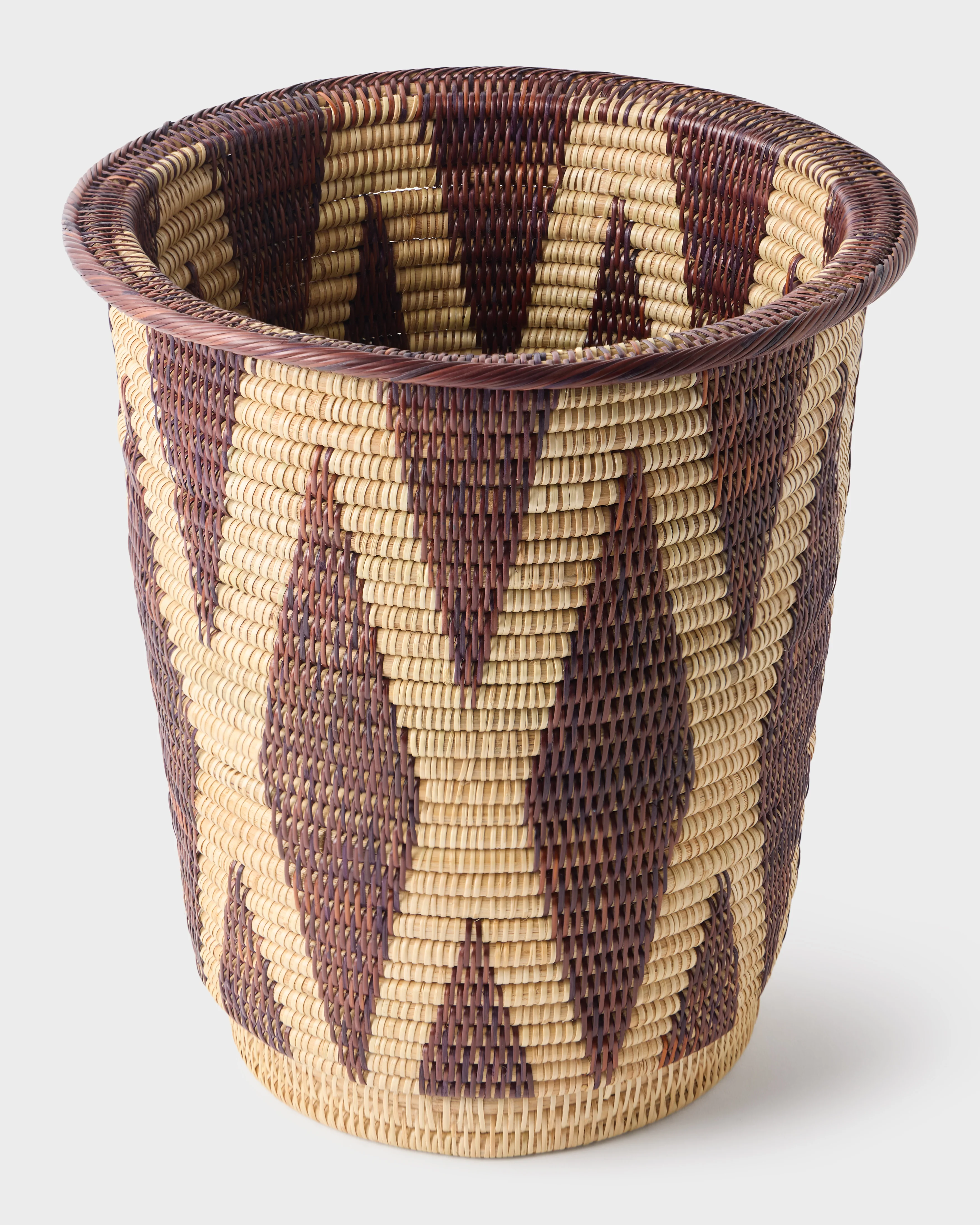 Woven Marrone Wastepaper Bin - Image 3